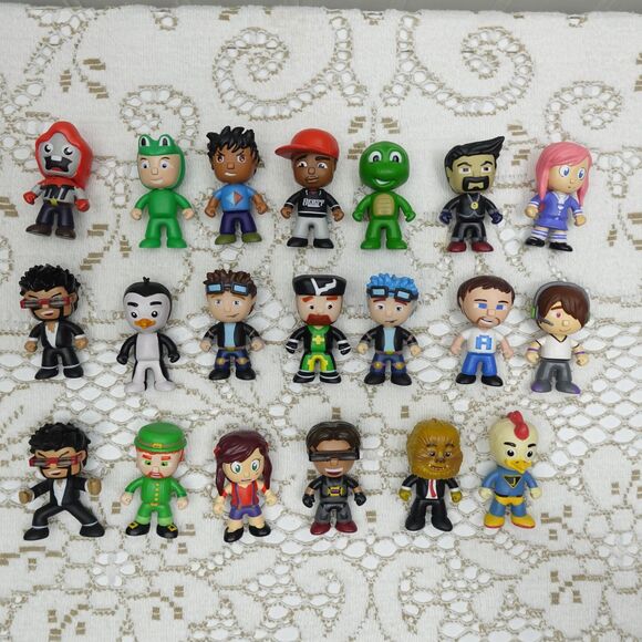 Other - Large Lot of 20 YouTuber Inspired Collectible Mini Figures Mystery Box Toy Set